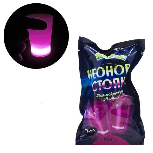 

Неоновая стопка, розовый PL112 (15-141336)
