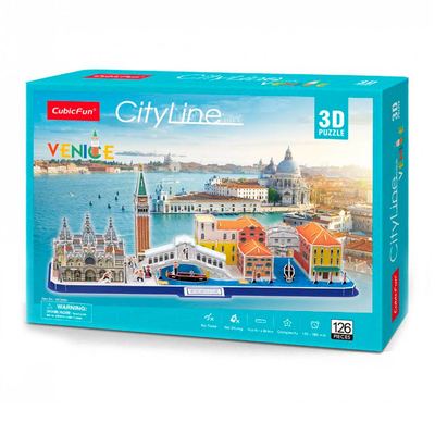

Трехмерный пазл CubicFun City Line Венеція (MC269h) (10-557070)