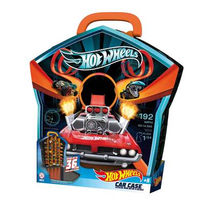 

Контейнер Hot Wheels для 36 базовых машинок металлический (HWCC3) (10-558742)