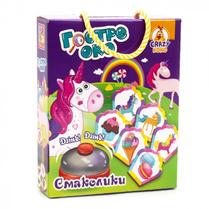 

Настольная игра Vladi Toys С звоночком Вкусняшки (укр) (17-6282809)