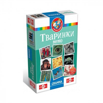 

Настольная игра Мемо Животные (17-6077332)