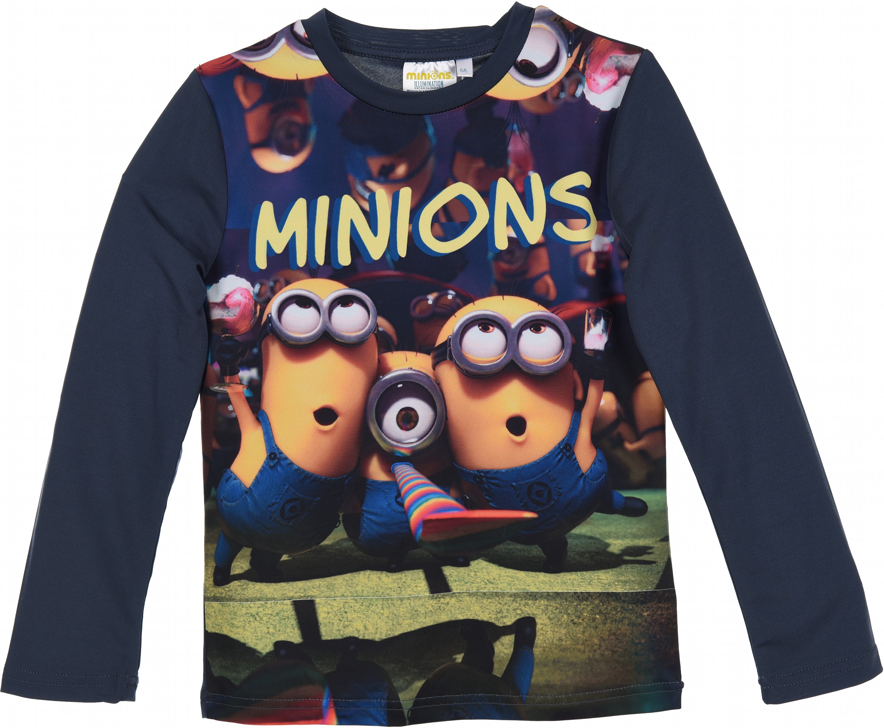 

Футболка с длинными рукавами Disney Minions PH1483 116 см Синяя