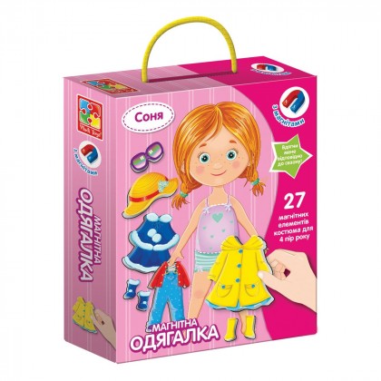 

Настольная игра Vladi Toys Магнитная одевашка Соня (укр) (17-6445961)