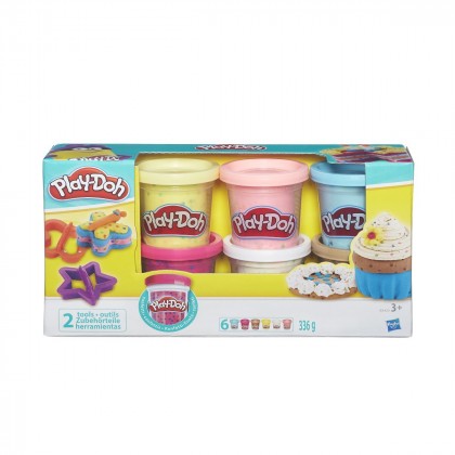 

Коллекция пластилина Hasbro Play-Doh с конфетти, 6 цветов (17-6984822)