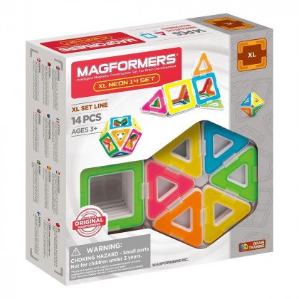 

Магнитный конструктор Magformers XL Неон 14 эл (17-6086104)