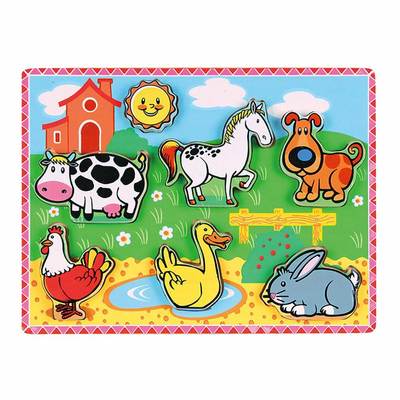 

Рамка-вкладыш Viga Toys Домашние животные (56438) (10-553533)
