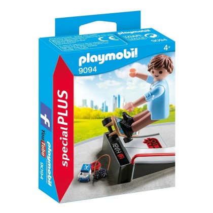 

Конструктор Playmobil Скейтбордист с рампой (17-6081028)