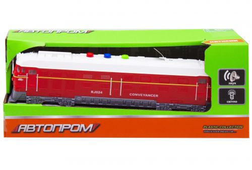 

Поезд из серии "Автопром", красный 7792A (15-149486)