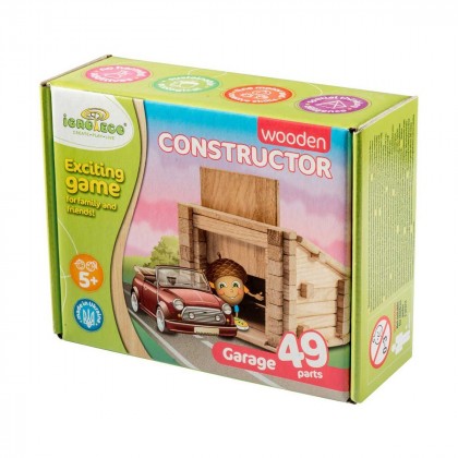 

Конструктор Гараж, 40 деталей Ігротеко (17-6059578)