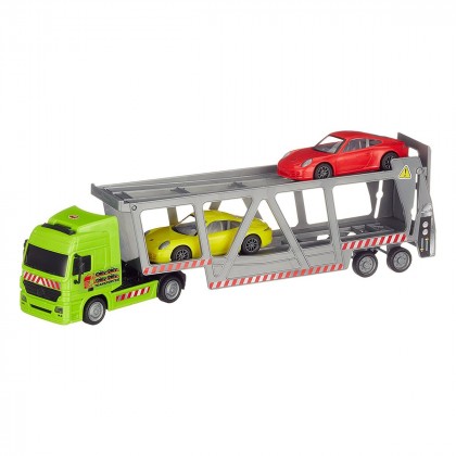 

Автотранспортер с двумя машинками Porsche Dickie City 38 см (17-6645154)