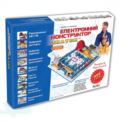

Электронный конструктор Знаток, 999 схем (укр) (17-6272500)