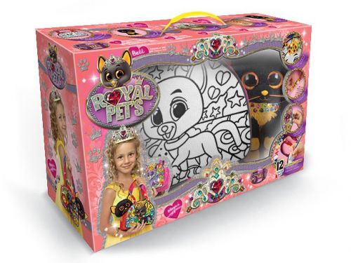

Набор креативного творчества "ROYAL PETS" сумочка-раскраска + котик RP-01-01U (15-48905)