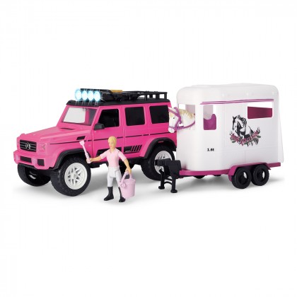 

Игровой набор Dickie Toys Перевозка лошадей (17-6088979)