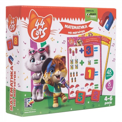 

Математика на магнитах Vladi Toys 44 Кота (укр) (17-6445966)