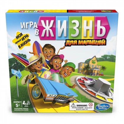 

Настольная игра Hasbro Игра в жизнь Джуниор (рус) (17-6282704)