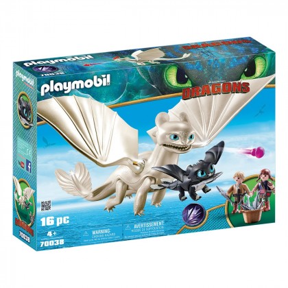 

Игровой набор Playmobil Light Fury with Baby Dragon and Children (17-6334009)