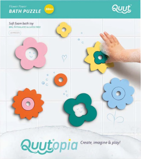 

Игрушка для ванной Quut Пазл-головоломка Цветок 10 элементов (5425031171713)