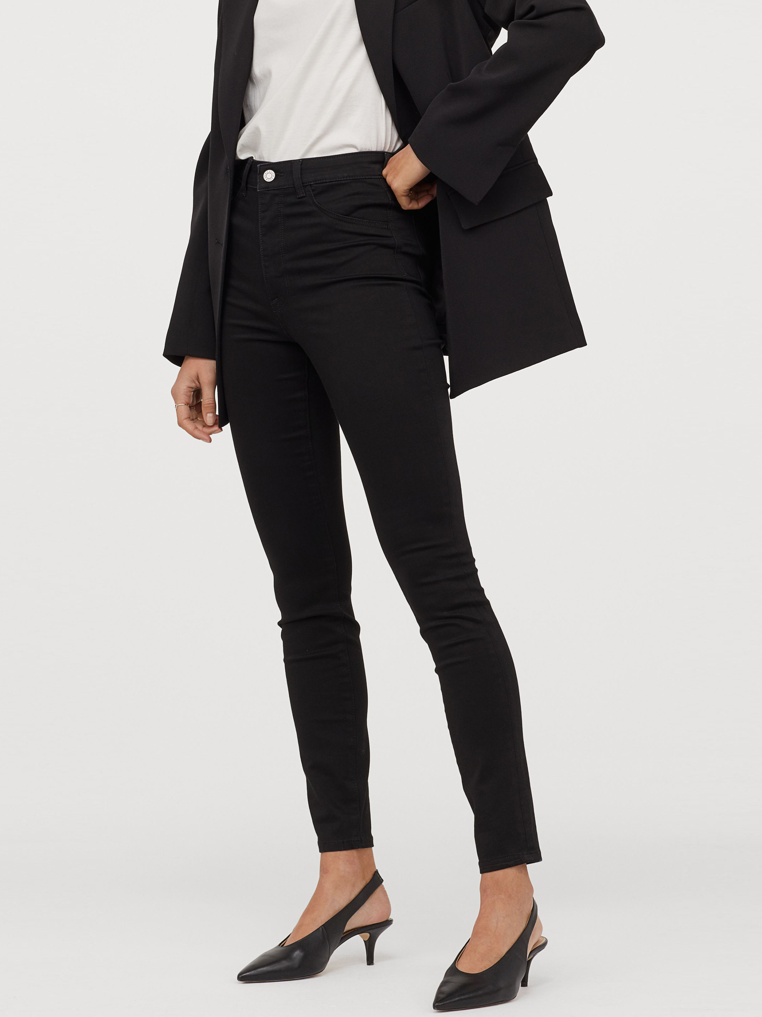 

Джеггинсы H&M 3992238 25/32 Черные
