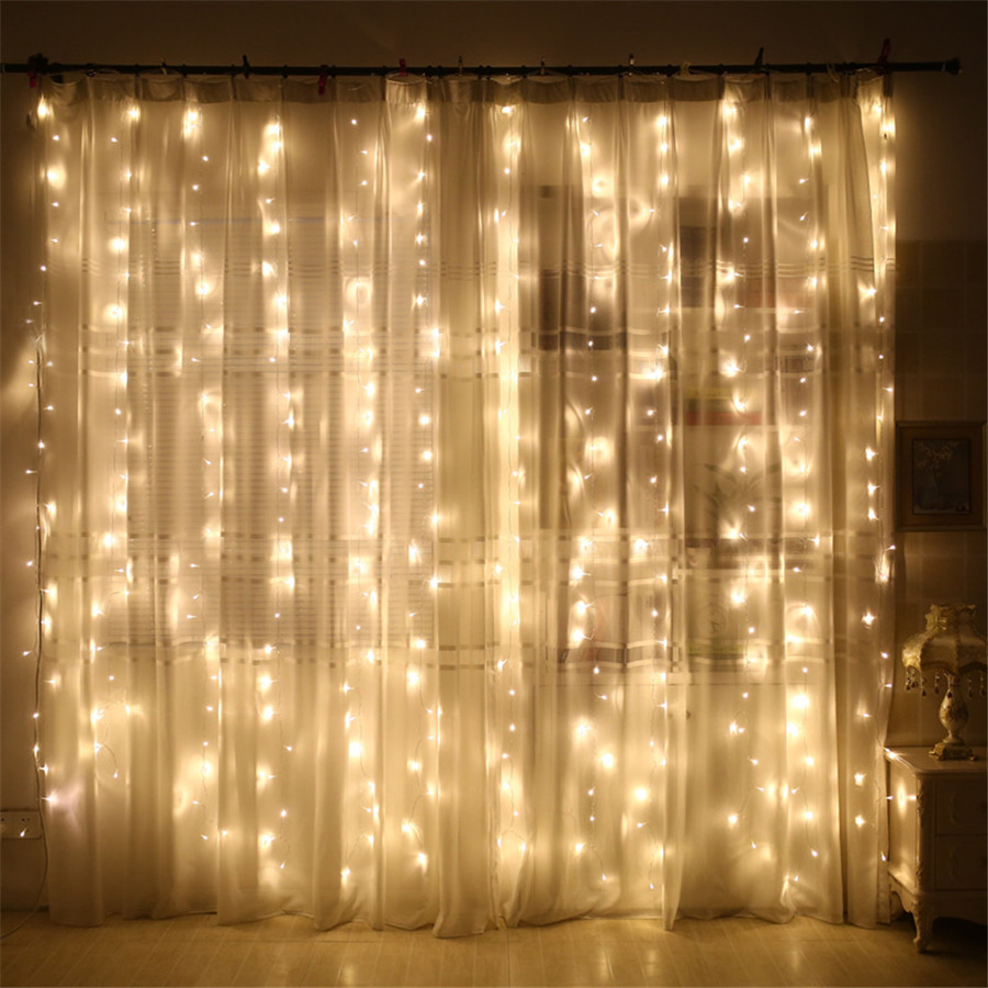 

Гирлянда штора занавес 3x2 метра 240LED, 220В, IP40 Winner Light 179765