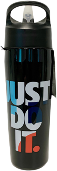

Бутылка для воды Nike N.000.0034.931.24 TR Hypercharge Straw Bottle Graphic 24 Oz 709 мл Черная (887791370303)