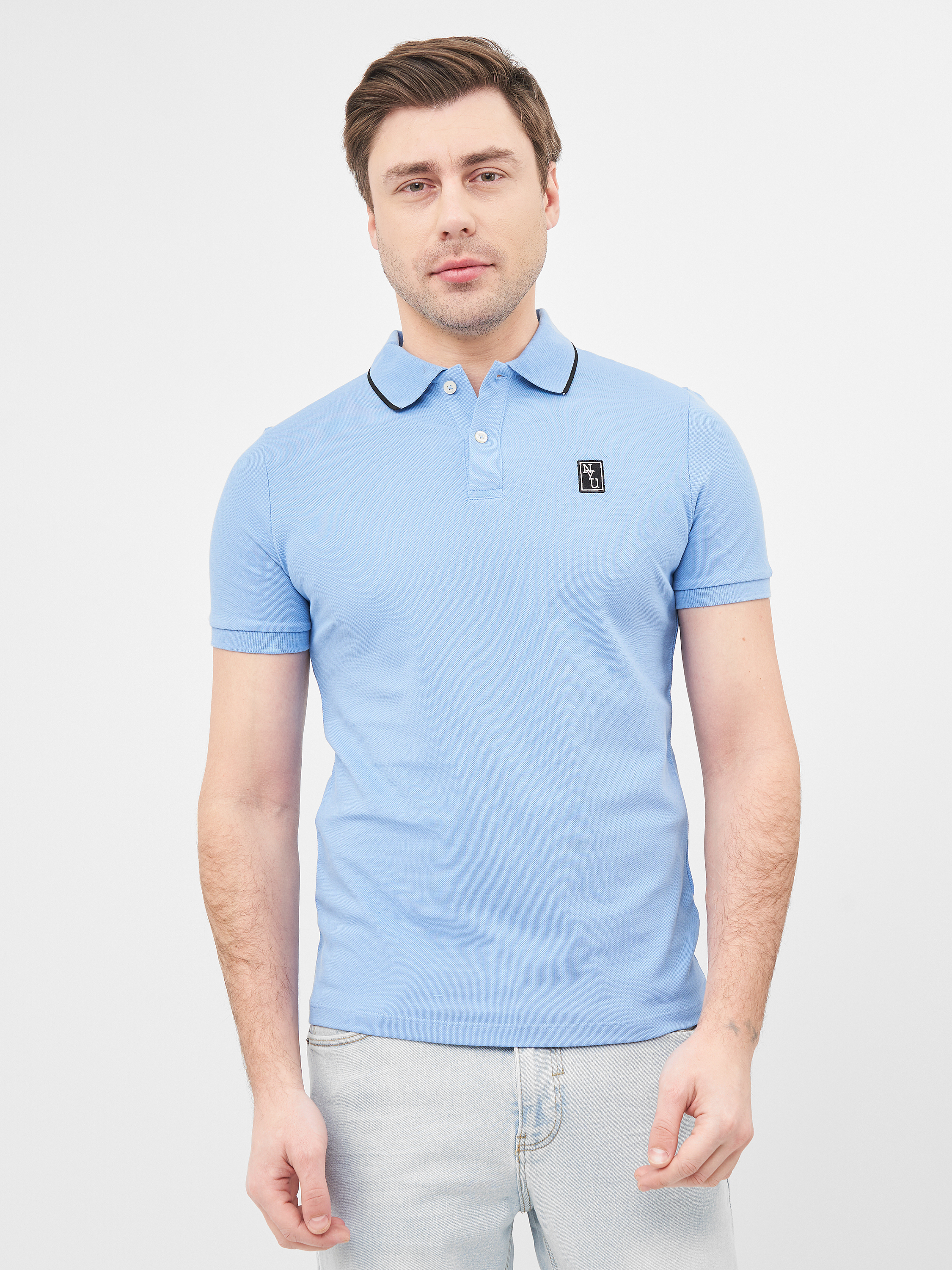 

Поло H&M 06544107 S Голубое