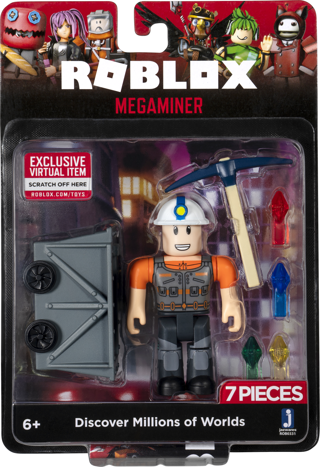 

Игровая коллекционная фигурка Jazwares Roblox Core Figures Megaminer W8 (ROB0331)