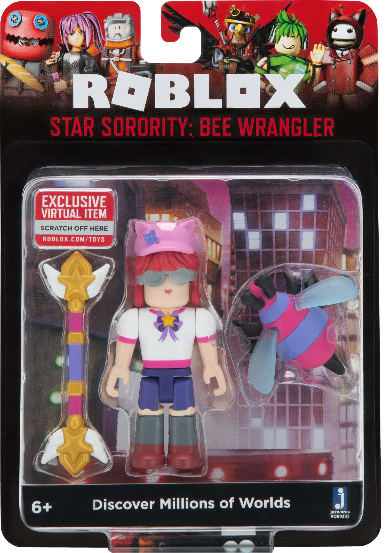 

Игровая коллекционная фигурка Jazwares Roblox Core Figures Star Sorority: Bee Wrangler W8 (ROB0333)