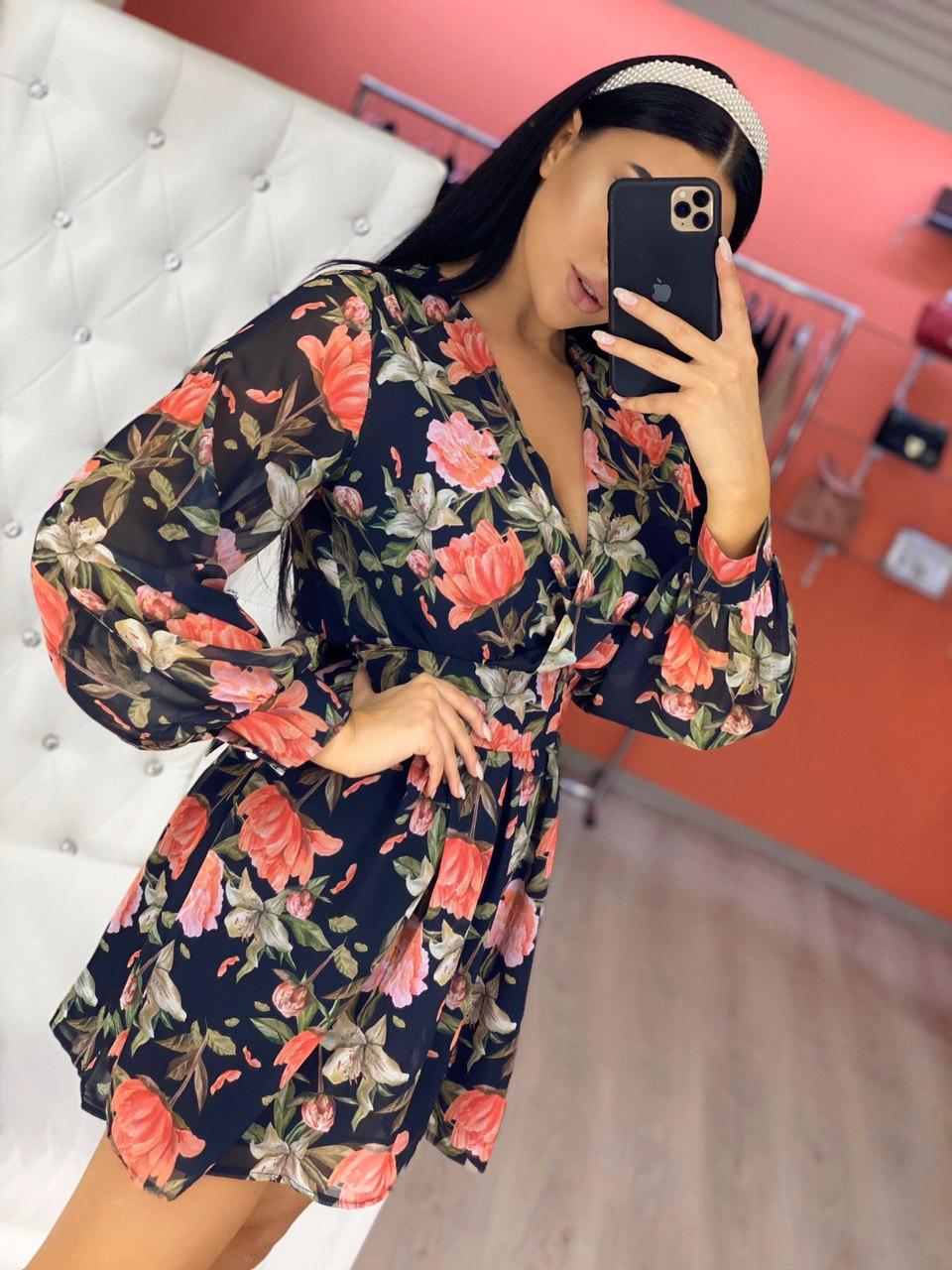 

Платье Milirud Астра 310 Пион на черном 42-44