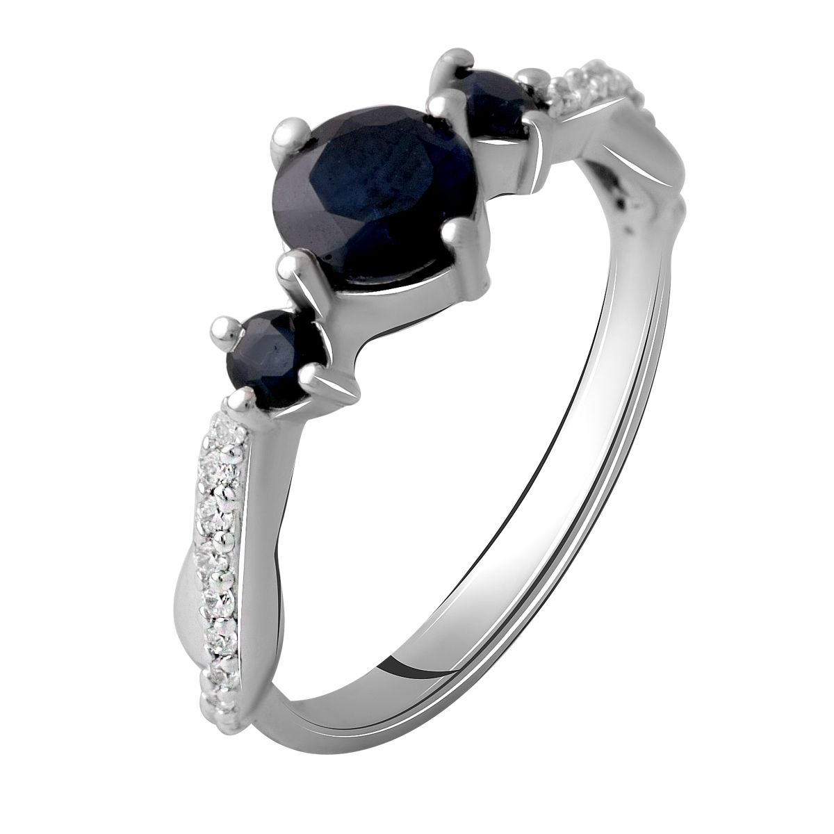 

Серебряное кольцо SilverLine с натуральным сапфиром 1.62ct 17 размер
