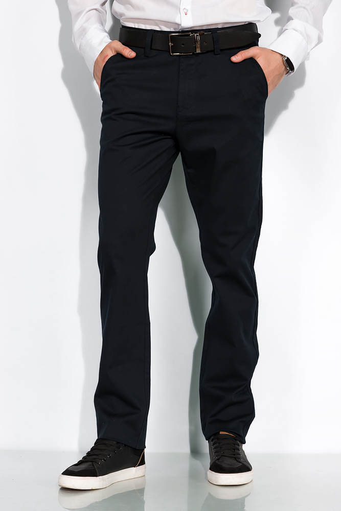 

Брюки в стиле Casual 120PRO061-6 (Темно-синий) T&M 30 Размер цвет Темно-синий