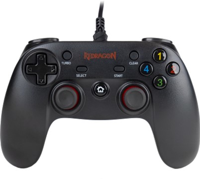 

Проводной геймпад Redragon Saturn USB PC\PS3 Black (75057)