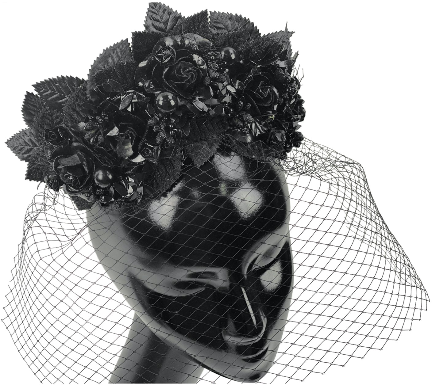 

Венок Seta Decor Charlize 20-893BLK Черный