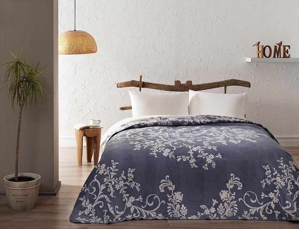 

Плед TAC Anissa Blue 200×220 см