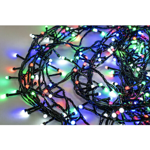 

Гирлянда светодиодная новогодняя LED Lights 400 лампочек 16 м 8 режимов елочная Мультиколор (sm972)