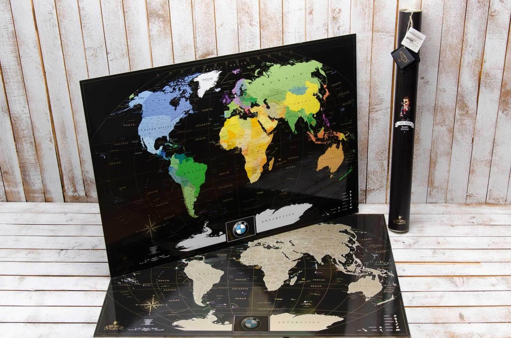 

Скретч карта мира My Gift 88х63 см Разноцветный