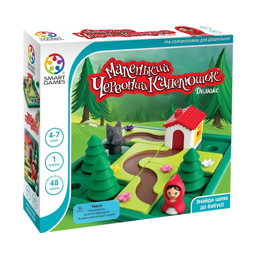 

Настольная игра-головоломка Маленький Красная Шапочка от 4 до 7 лет Smart Games (igr0001351) Разноцветный