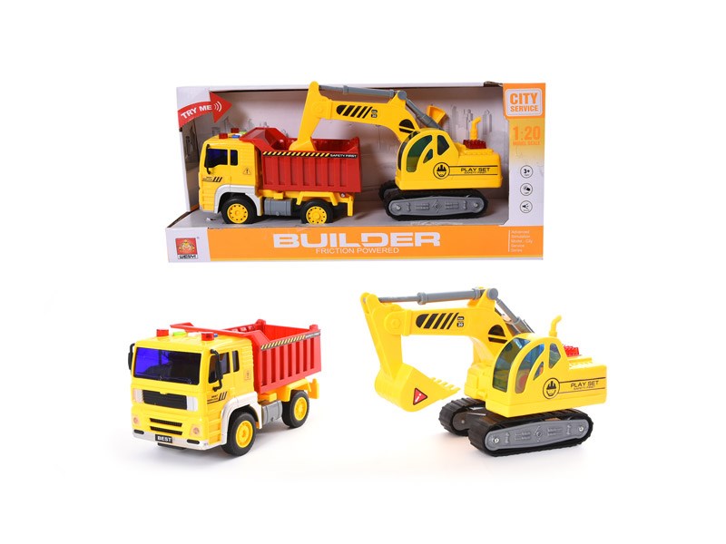 

Машинки Builder Самосвал и Экскаватор WENYI (WY570C) (57938)