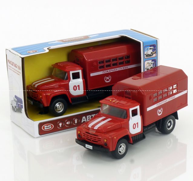 

Модель грузовик PLAY SMART 9710A "Автопарк" метал.инерц.открыв.дв.свет,зв.кор.21,5*9*11 /24/ (9710A)