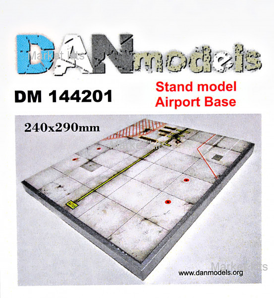 

Подставка для моделей. Тема: Бетонка. Аэропорт (240x290 мм) 1:144 DAN models (DAN144201)