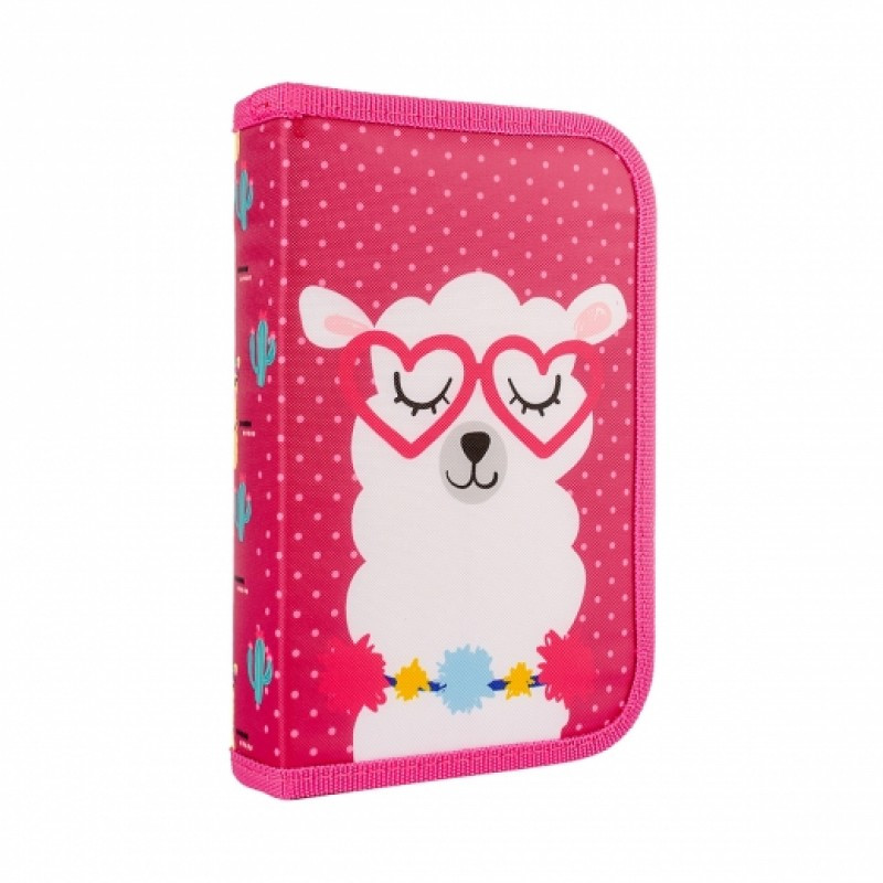 

Пенал Smart Lama 532778 20,5х13х3,6 см розовый