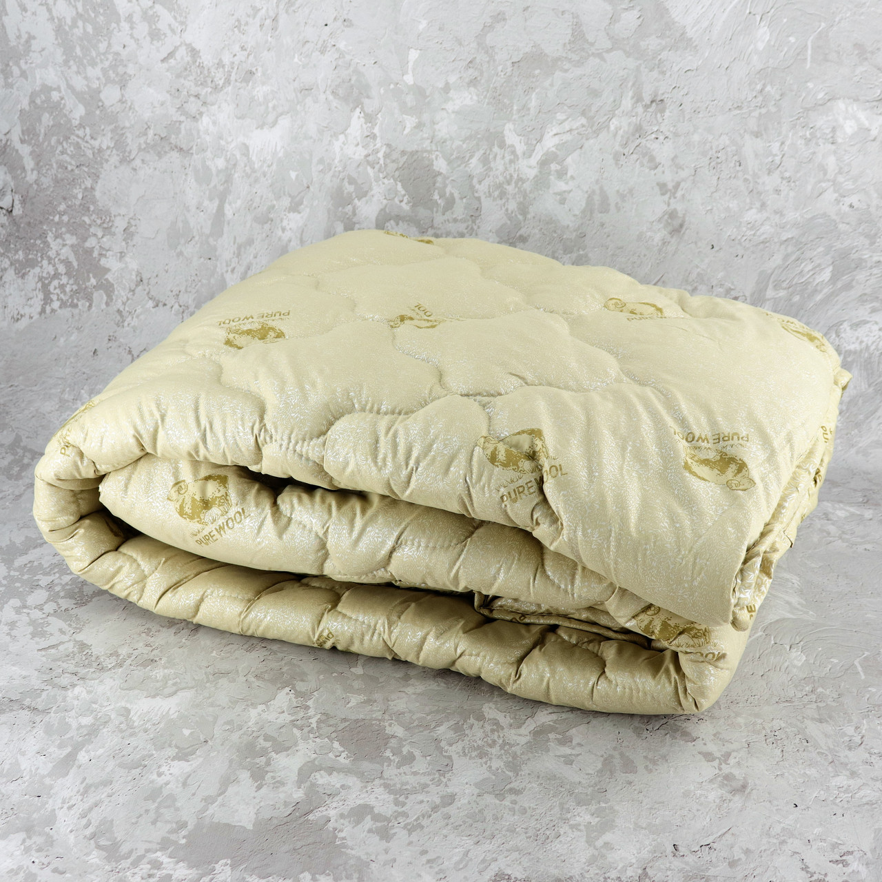 

Одеяло закрытое овечья шерсть (Микрофибра) PURE WOOL Полуторное T-55080