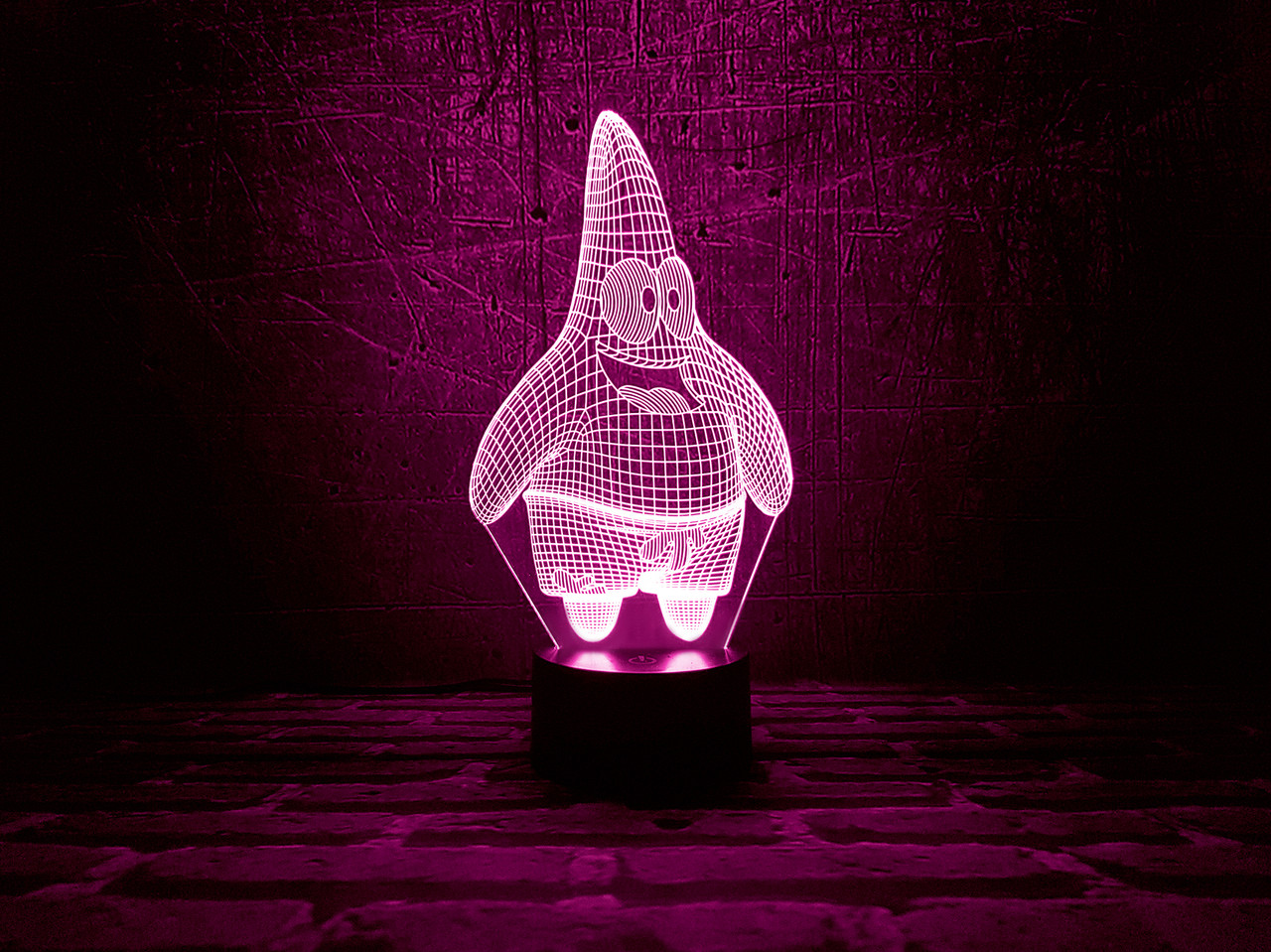 

Сменная пластина для 3D ламп "Патрик" 3DTOYSLAMP