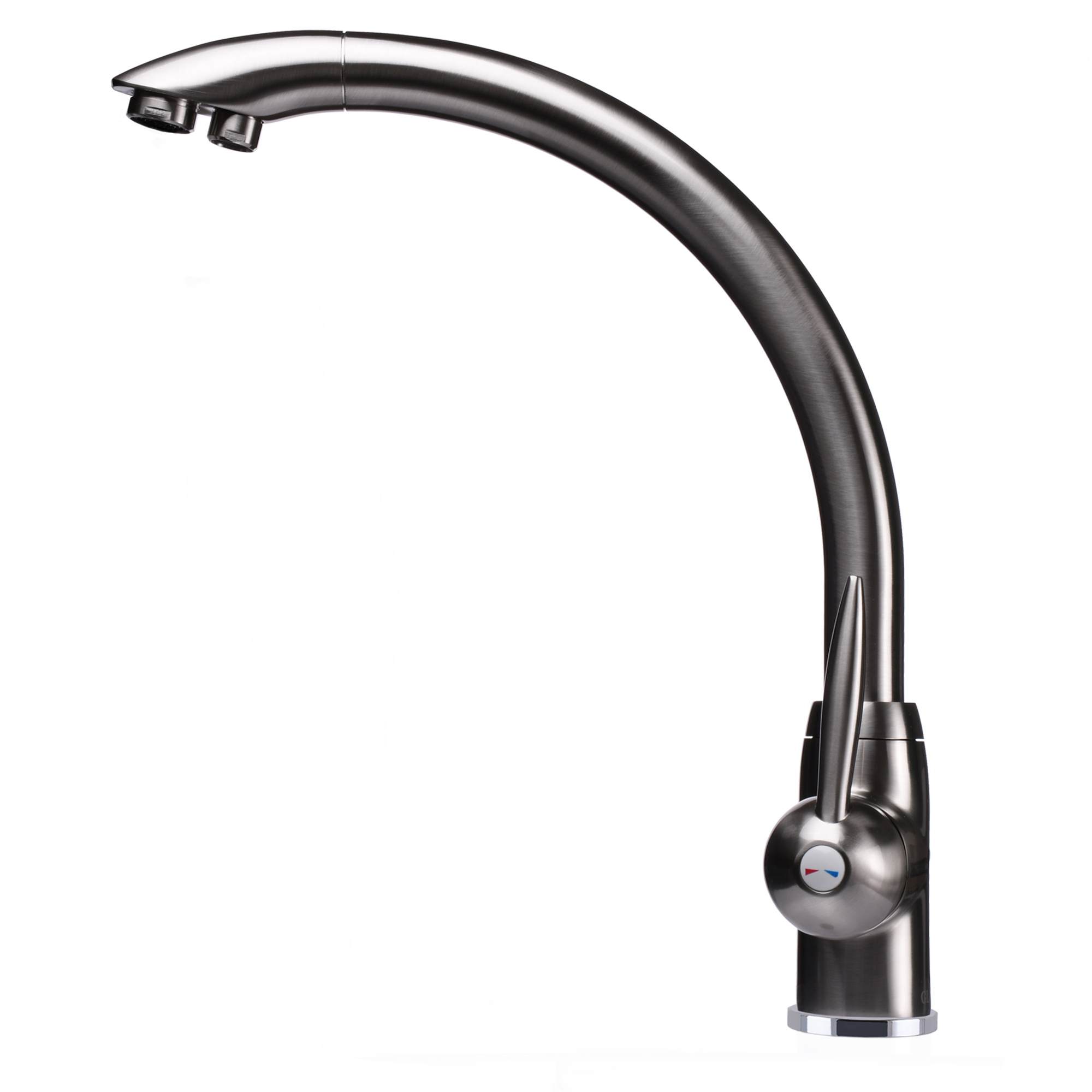 

Смеситель для кухни с подключением к фильтру Globus Lux GLLR-0777-8-STSTEEL