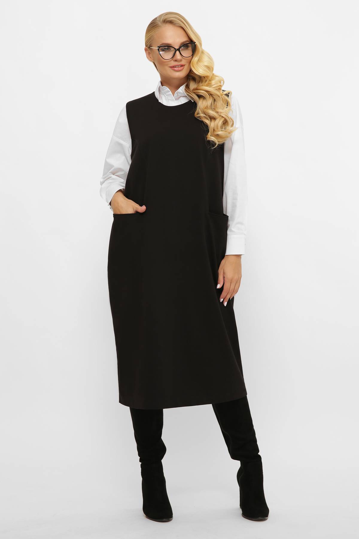 

Длинный сарафан Maximoda ЕТЛЛИТА 56 черный