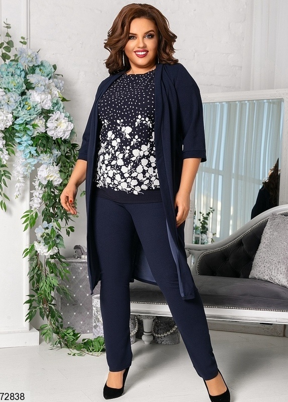 

Брючный костюм Maximoda ЕКТ72838  синий, Брючный костюм Maximoda ЕКТ72838 52-54 синий
