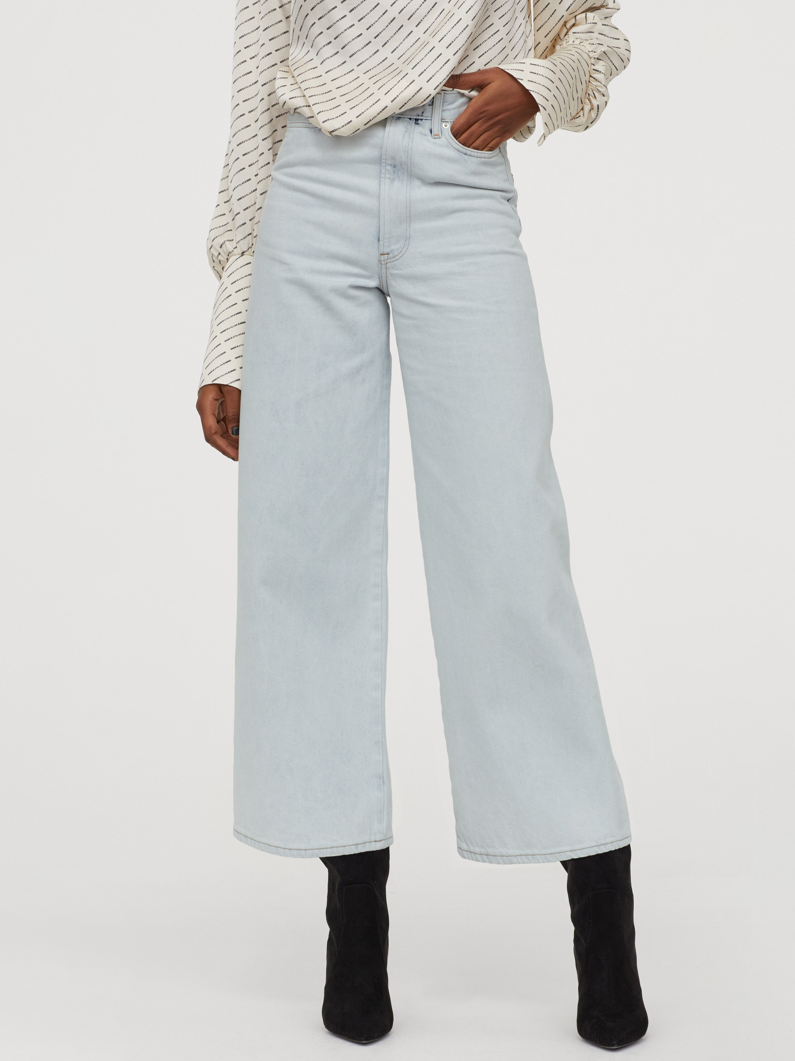 

Джинсы H&M 0849490-1  Голубые, Джинсы H&M 0849490-1 40 Голубые