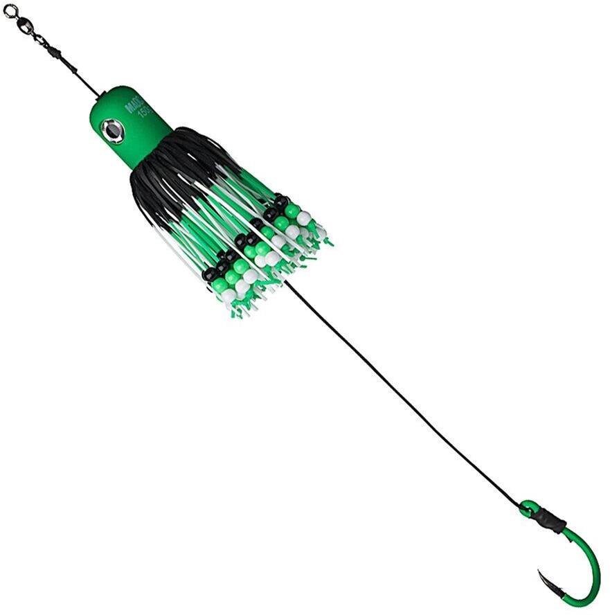

Блесна DAM Madcat A-Static Adjustable Clonk Teaser Медуза 200 г № 10/0 Green (60946)