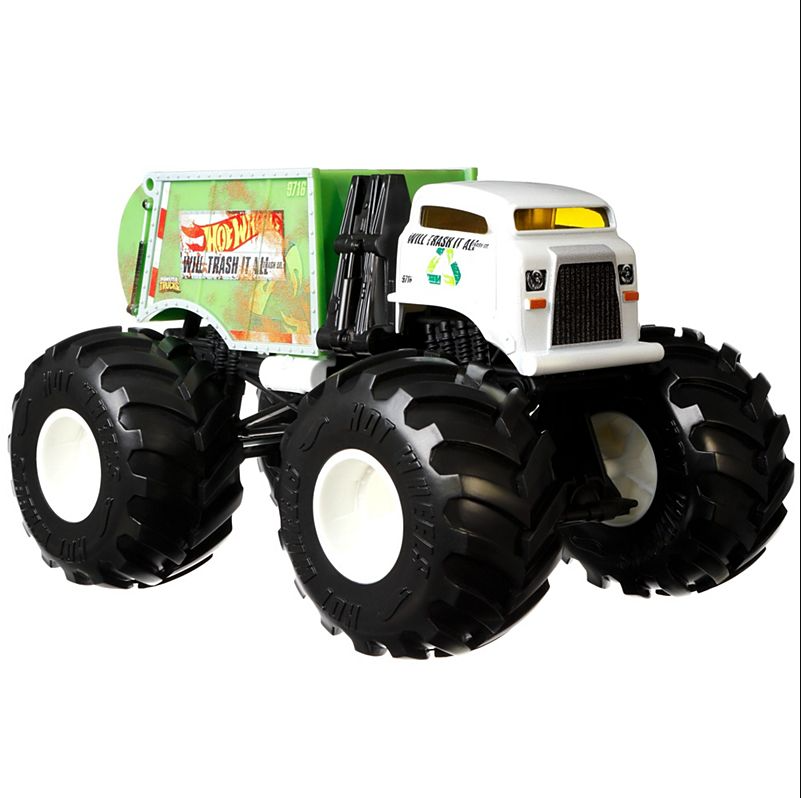 

Джип Хот Вилс Монстр Мусоровоз 20 см Hot Wheels Monster Trucks Will Trash It All Mattel GJG72