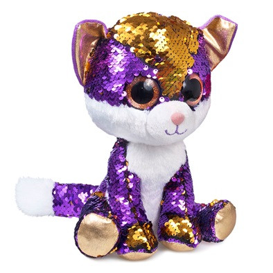 

Мягкая игрушка A-Toys Котик Аметист с пайетками