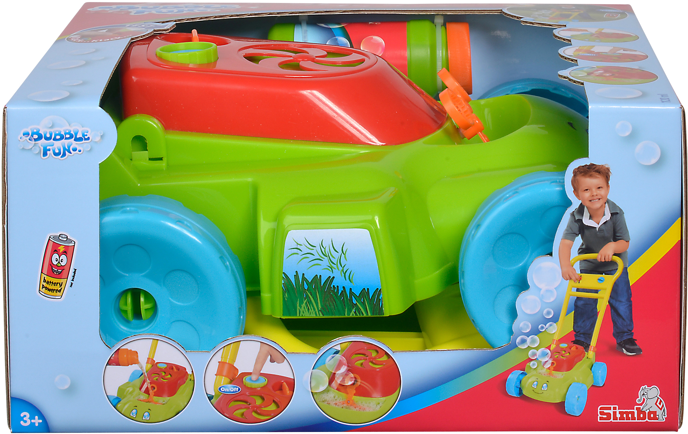 

Игровой набор для автоматического запуска мыльных пузырей Simba Toys Садовый помощник 120 мл (7286006)